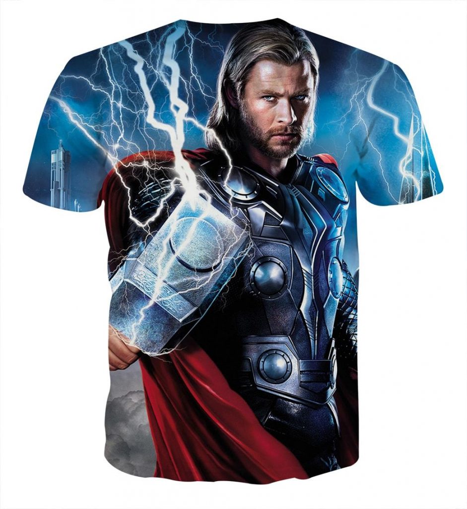 Asgardian God of Thunder Thor Enchanted Hammer T-shirt