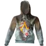 Assassin’s Creed Connor White Angry Wolf Design Dope Hoodie