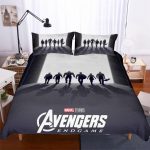 Avengers Endgame Original Six Avengers Silhouette Bedding Set