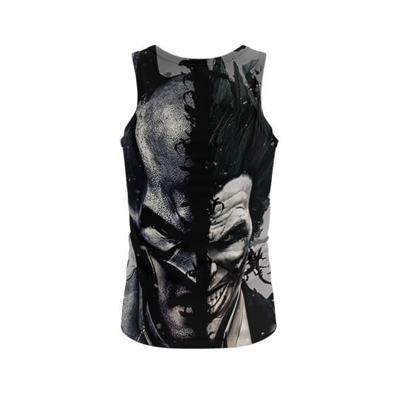Batman And The Villain In One Face Tank Top
