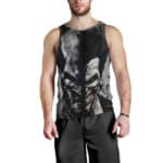 Batman And The Villain In One Face Tank Top