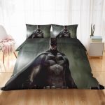 Batman Fierce Look Awesome Monochromic Fan Art Bedding Set
