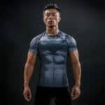Batman against Superman Compression 3D Workout Short Sleeves T-Shirt