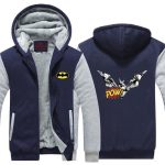Batman B&W Symbol Pow Camouflage Pattern Hooded Jacket - Superheroes Gears