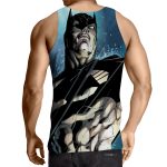 Batman Caught Up Fighting Under The Rain Full Print  Tank Top - Superheroes Gears