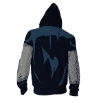 Batman DC Comics Grey Costume Cosplay 3D Zip Up Hoodie - Superheroes Gears
