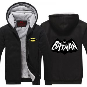 Batman Graffiti Black And White Symbol Unique Hooded Jacket - Superheroes Gears