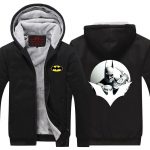 Batman Holding Weapon Super Cool Actor Print Hooded Jacket - Superheroes Gears