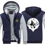 Batman Holding Weapon Super Cool Actor Print Hooded Jacket - Superheroes Gears