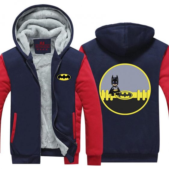 Batman Little Innocent Chibi Cute Character Hooded Jacket - Superheroes Gears