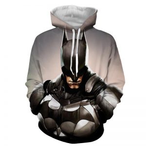 Batman Realistic Half Body Portrait Full Print Hoodie - Superheroes Gears