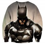 Batman Realistic Half Body Portrait Full Print Sweatshirt - Superheroes Gears