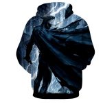 Batman Standing Under The Thunderlight Full Print Hoodie - Superheroes Gears