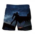 Batman Superhero Silhouette On the Sunset Full Print Short - Superheroes Gears