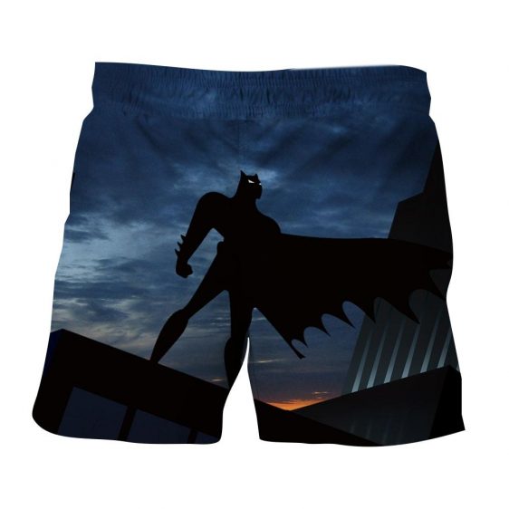 Batman Superhero Silhouette On the Sunset Full Print Short - Superheroes Gears