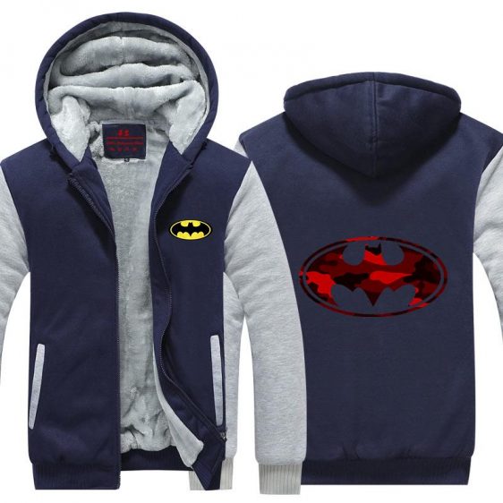 Batman Symbol Camouflage Patterns Attractive  Hooded Jacket - Superheroes Gears