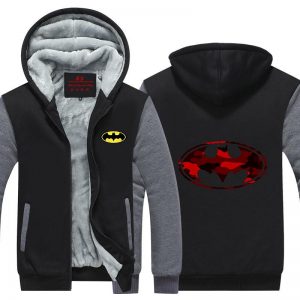 Batman Symbol Camouflage Patterns Attractive  Hooded Jacket - Superheroes Gears