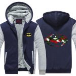 Batman Symbol Colourful Camouflage Patterns Hooded Jacket - Superheroes Gears