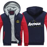 Batman Symbol Yellow Line White Letters Cool Hooded Jacket - Superheroes Gears