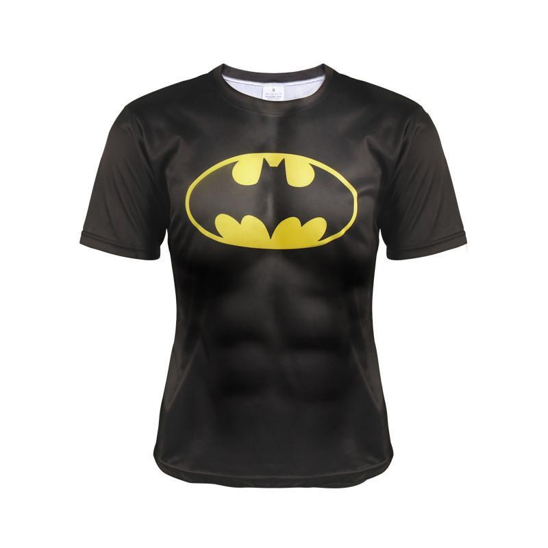 Batman T Shirt Gym Superman UFC Dark Knight Motivation Workout Crossfit Muscle 