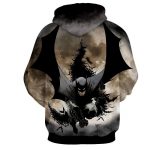 Batman The Dark Knight Ready To Save Full Print Hoodie - Superheroes Gears