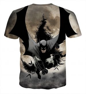 Batman The Dark Knight Ready To Save Full Print T-Shirt - Superheroes Gears