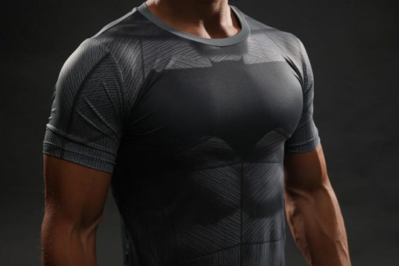 Batman against Superman Compression 3D Workout Short Sleeves T-Shirt - Superheroes Gears