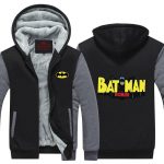 Batman and Robin Flying Yellow Letters Cool Hooded Jacket - Superheroes Gears