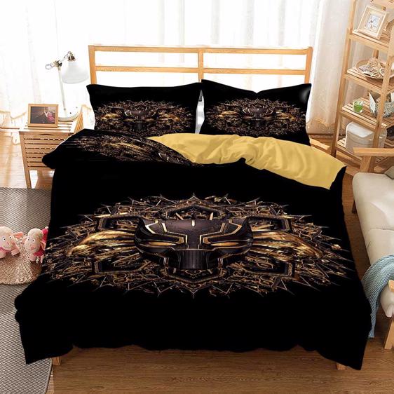 gold single bedding set