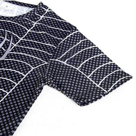 Black Spiderman Amazing Full Print Symbiote Costume Design T-shirt - Superheroes Gears