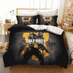 Call of Duty Black Ops 4 Armed Soldiers Ash Gray Bedding Set