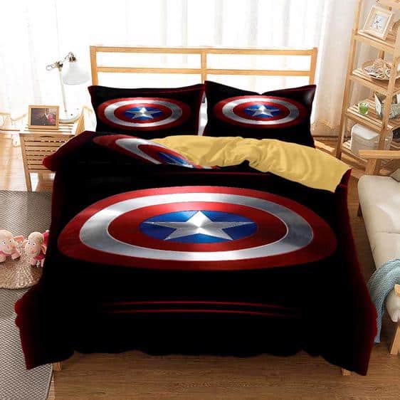 Marvel Avengers Agents of SHIELD Full Comforter Set with Fitted Sheet 