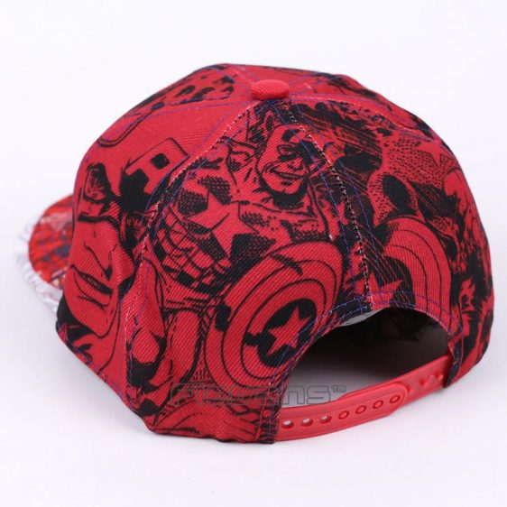 Captain America All Red Funky Swag Streetwear Snapback Hat Cap - Superheroes Gears