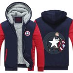 Captain America Civil War Cartoon Style Design Hooded Jacket - Superheroes Gears