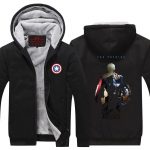 Captain America Civil War Fan Art Vibrant Hooded Jacket - Superheroes Gears