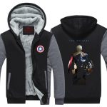 Captain America Civil War Fan Art Vibrant Hooded Jacket - Superheroes Gears