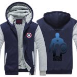 Captain America Creative Shadow Symbol Cool Hooded Jacket - Superheroes Gears