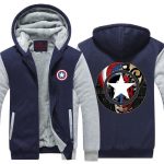 Captain America Crossing Hydra Red Skull 3D Hooded Jacket - Superheroes Gears