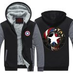 Captain America Crossing Hydra Red Skull 3D Hooded Jacket - Superheroes Gears