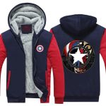 Captain America Crossing Hydra Red Skull 3D Hooded Jacket - Superheroes Gears
