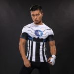 Captain America Unique Design Inspired Compression Short Sleeves Training T-shirt - Superheroes Gears