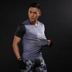 Captain America Winter Soldier Cat Printed Compression Men Workout T-shirt - Superheroes Gears