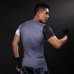 Captain America Winter Soldier Cat Printed Compression Men Workout T-shirt - Superheroes Gears