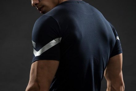 Captain America Winter Soldier Compression 3D Short Sleeves T-Shirt