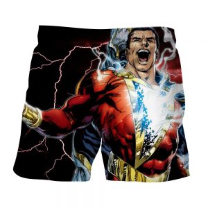 Captain Marvel Superhero Epic Charged Electric Shorts