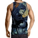 Cartoonized Batman Superhero Cool Full Print Tank Top - Superheroes Gears
