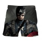 Chris Evans Captain America Realistic Portrait Boardshorts