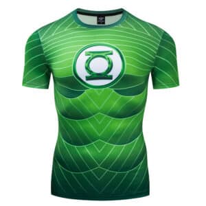 DC Comic Green Lantern Superhero Cool Classic 3D Fitness T-shirt