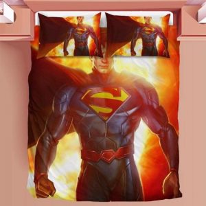 DC Superman Clark Kent Man of Steel Heat Vision Bedding Set