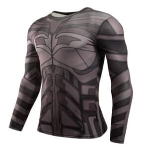 DC The Dark Knight Superhero Cool Long Sleeves Workout T-shirt